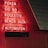 Red neon letters are mounted on a dark tiled wall, displaying the words Poker, Sic Bo, Roulette, Black Jack, and Automaten.